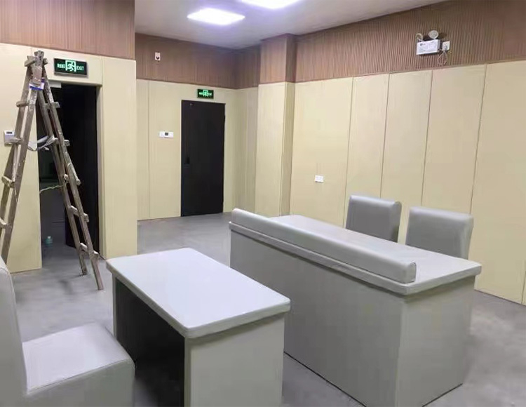 審訊室防撞墻板該如何安裝，廣州星美建材防撞軟包